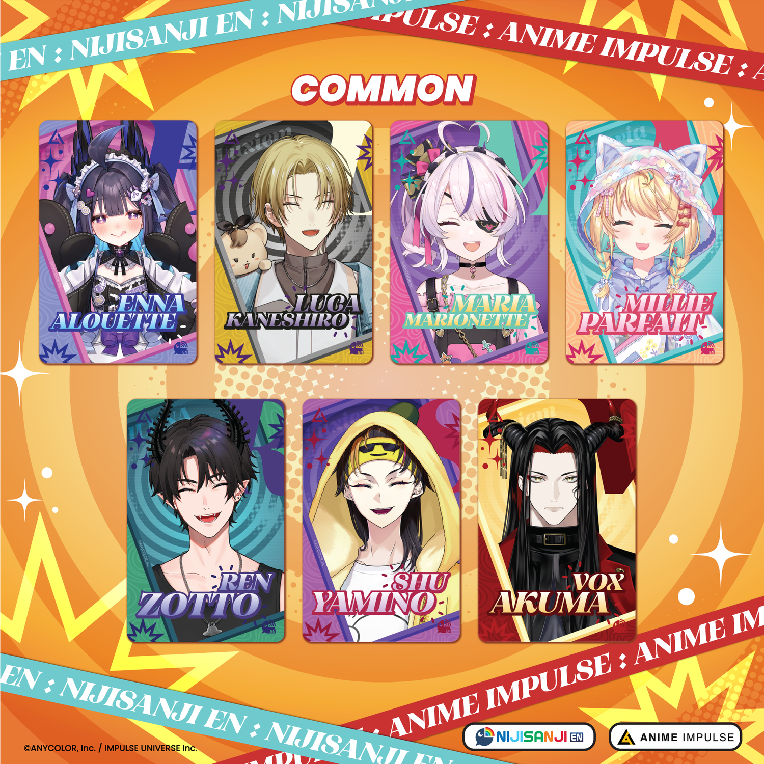 Series 6 [MEET & GREET PRE-ORDER] NIJISANJI EN x ANIME Impulse